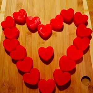 Strawberry Shortcake heart shaped soaps